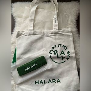 New! Halara Bag & Sweat Head Band